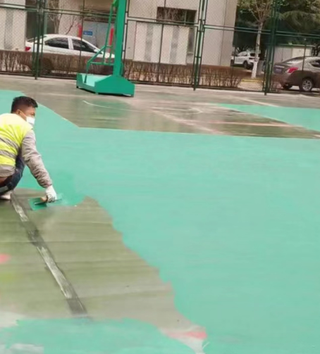 蓟州球场地面翻新